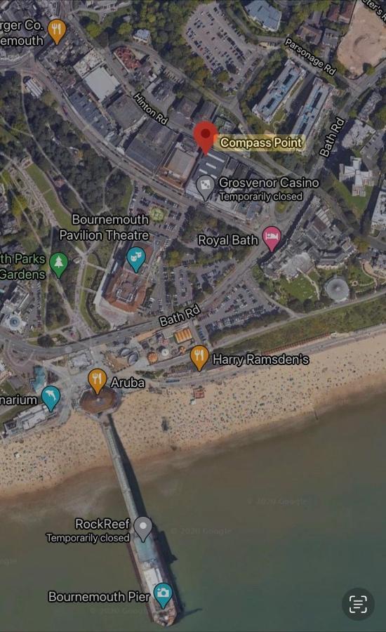 The Pad By The Beach Penthouse Apartment With Sunset And City Views Bournemouth Eksteriør billede